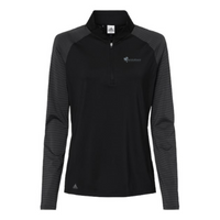QueenstownVet - Women's Stripe Block Quarter-Zip Pullover