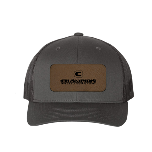 Champion - Leather Patch Adult Trucker Cap