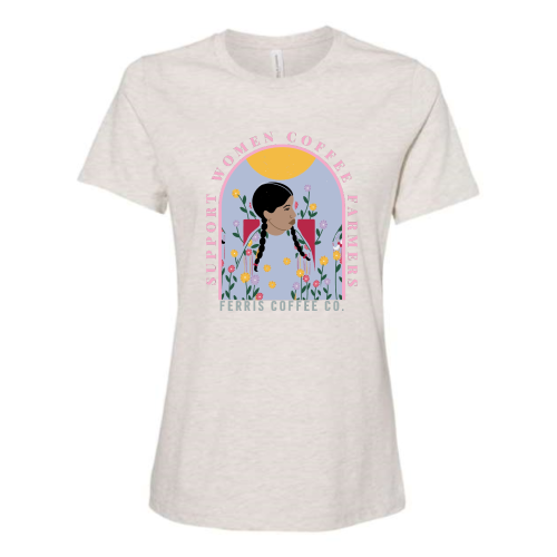 FerrisCoffee - Womens Relaxed Fit Heather - Vergel Support