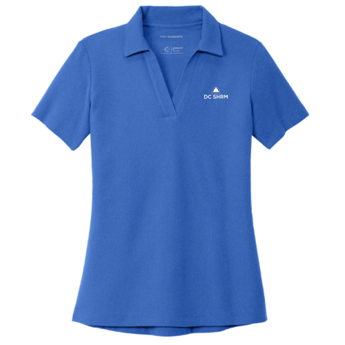 DC SHRM - Sustainable Port Authority Ladies C-FREE Cotton Blend Pique Polo