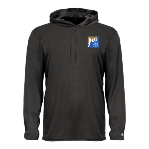 Jack White Real Estate- B-Core Long Sleeve Hooded T-Shirt v2