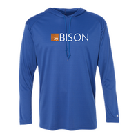 29Bison B-Core Mens Long Sleeve Hooded T-Shirt
