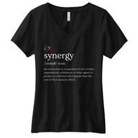 SynergyECP - Volunteer Knitwear Women's Daily V-Neck Tee USA-Made - v2