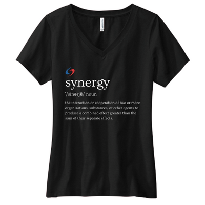 SynergyECP - Volunteer Knitwear Women's Daily V-Neck Tee USA-Made - v2