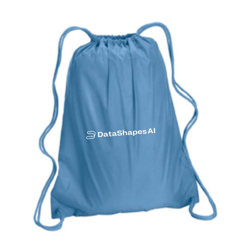 DataShapes2 - Large Drawstring Backpack