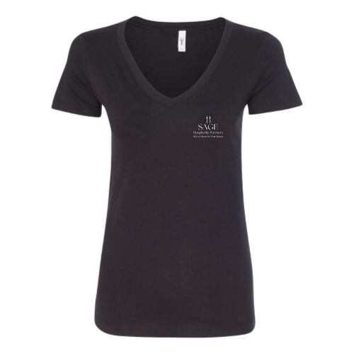 SAGEHospitalityPartners - Next Level - Womens V-Neck