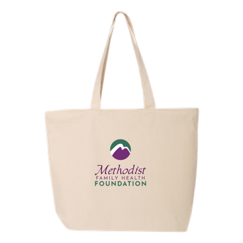 MethodistFamily - 24.5L Canvas Zippered Tote