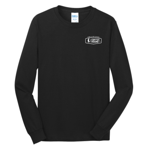 Coffee Hound - Port & Company Long Sleeve 5.4-oz. 100% Cotton T-Shirt