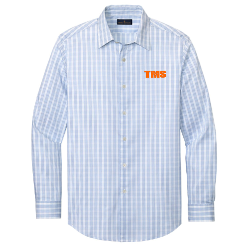 TMS - Brooks Brothers Men's Tech Stretch Pattern Shirt