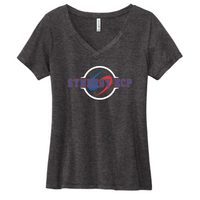 SynergyECP - Volunteer Knitwear Women's Daily V-Neck Tee USA-Made - v5