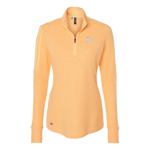 Nebraska State Fair - Adidas Women's 3-Stripes Quarter-Zip Sweater