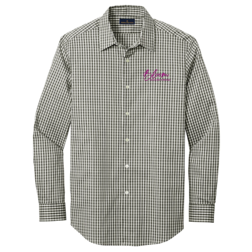 BloomBeautyBar&Medispa - BrooksBrothers - Men's Tech Stretch Pattern Shirt