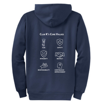 ClubKAfterSchoolZone - Port & Company Classic Full-Zip Hooded Sweatshirt