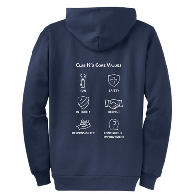 ClubKAfterSchoolZone - Port & Company Classic Full-Zip Hooded Sweatshirt