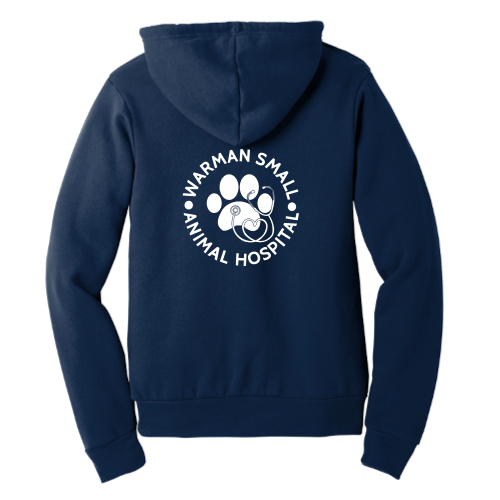 WarmanSmall - Unisex Poly/Cotton Hooded Pullover Sweatshirt