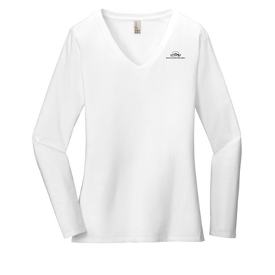 Rocky Mountain Tiny Homes - District Women’s Very Important Tee Long Sleeve V-Neck v1