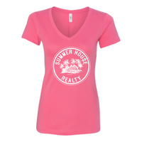 Summer House Realty Womens V Neck T Shirt