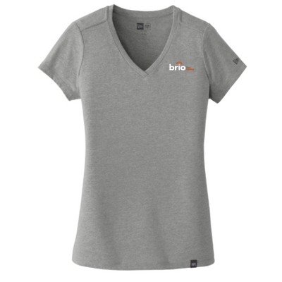 BrioTinyHomes - Era Ladies Heritage Blend V-Neck Tee