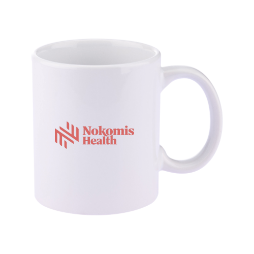 NokomisHealth - 11oz Basic C Handle Ceramic Mug