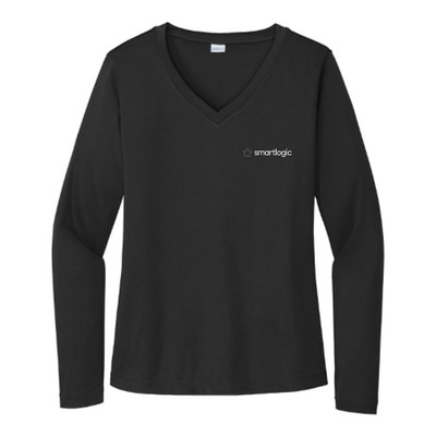 SmartLogic - Sport-Tek Ladies Long Sleeve PosiCharge Competitor V-Neck Tee