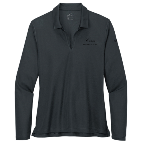 CHSI - Nike Ladies Dri-FIT Micro Pique 2.0 Long Sleeve Polo