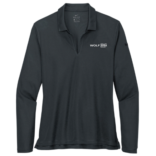 RNNMedical - Nike Ladies Dri-Fit Long Sleeve Polo