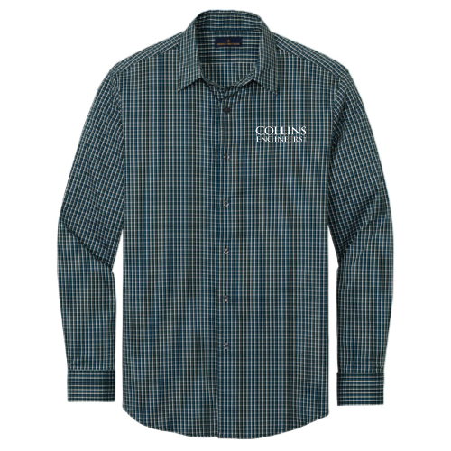 CollinsEngineersInc - Brooks Brothers - Men's Tech Stretch Pattern Shirt - v2