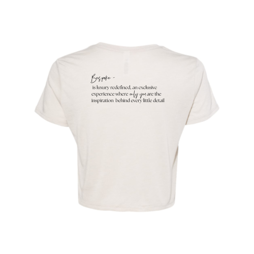 BespokeBeautyLoft - Ladies' Flowy Cropped T-Shirt