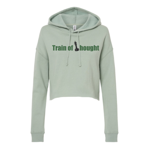 Train of Thought - Independent Trading  Women's Crop Hoodie