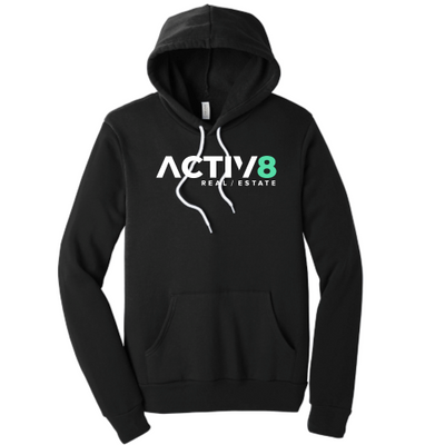 ACTIV8RealEstate - Unisex Poly/Cotton Hooded Pullover Sweatshirt