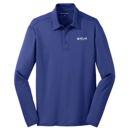 Atlas Mobility - Port Authority Silk Touch Performance Long Sleeve Polo v1