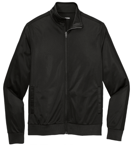 PRINTED Sport-Tek Tricot Sleeve Stripe Track Jacket JST94
