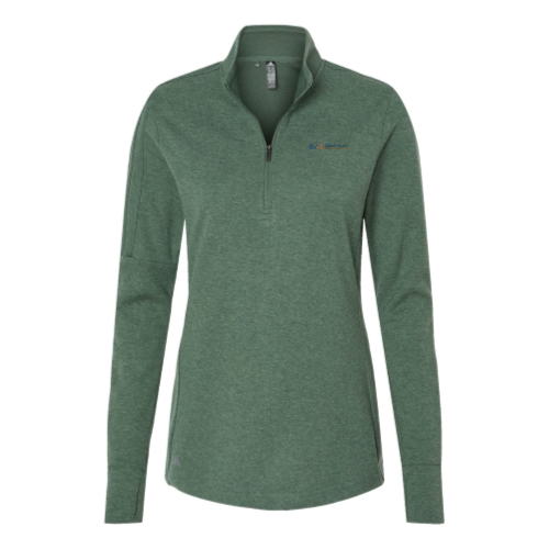 CedarValley - Women's 3-Stripes Quarter-Zip Sweater