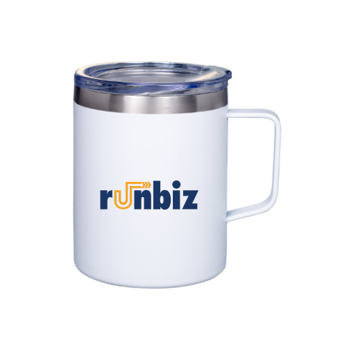Runbiz - Prime Line 12oz Vacuum Insulated Stainless Steel Coffee Mug