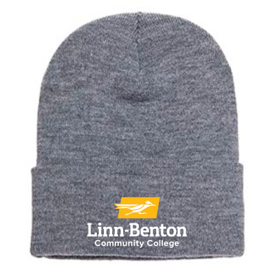LinnBentonCCM - Cuffed Knit Beanie - Black / Navy