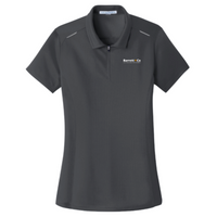 Barrett And Company - Port Authority Ladies Pinpoint Mesh Zip Polo