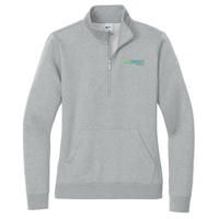 LuminaryBrands  - Nike Ladies Club Fleece Sleeve Swoosh 1/2-Zip