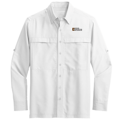 EbersonConstruction - Port Authority Long Sleeve UV Daybreak Shirt W960
