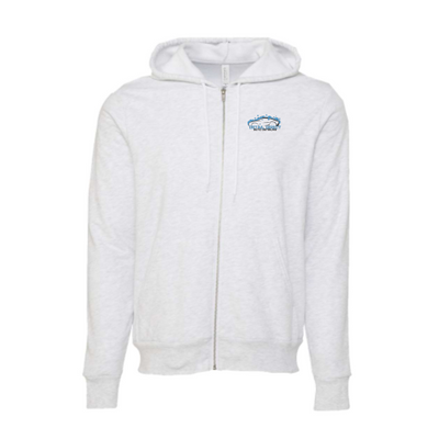 Detaildirect - Unisex Sponge Fleece Full-Zip Hooded Sweatshirt