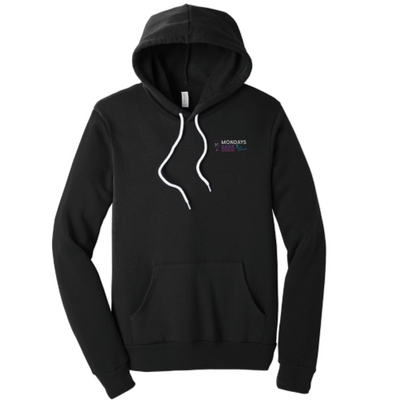 MondaysDark - Unisex Poly/Cotton Hooded Pullover Sweatshirt