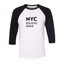 NYC Brewers Guild - Bella Canvas Unisex Three-Quarter Sleeve Baseball Tee