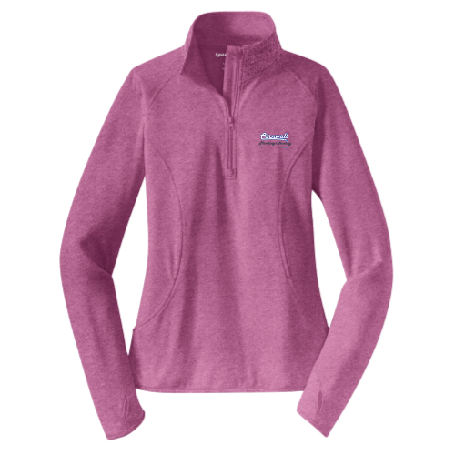 Cornwall Plumbing & Heating - Sport-Tek Ladies Sport-Wick Stretch 1/2-Zip Pullover