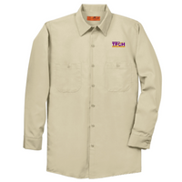 VersAbilityResources - Embroidered - Red Kap Long Size Long Sleeve Industrial Work Shirt