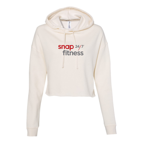 SnapFitness - Independent Trading - Women's Crop Hoodie