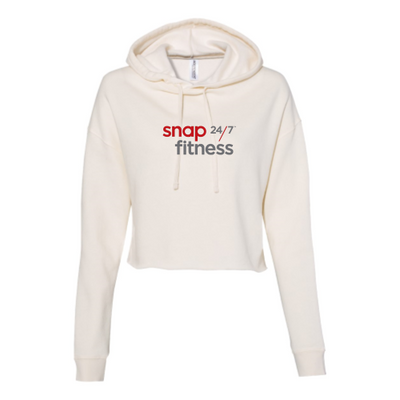 SnapFitness - Independent Trading - Women's Crop Hoodie