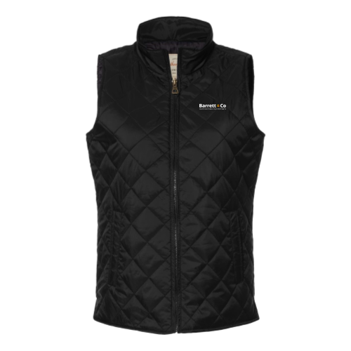 BarrettAndCompany - Women's Vintage Diamond Quilted Vest