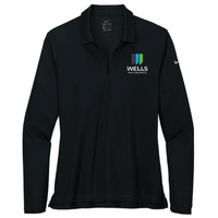 Wells Insurance - Ladies Nike Dri Fit Long Sleeve Polo
