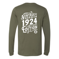 FerrisCoffee - Bella Canvas - 3501 - Vintage Born LS