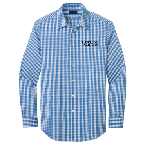 CollinsEngineersInc - Brooks Brothers - Men's Tech Stretch Pattern Shirt - v1