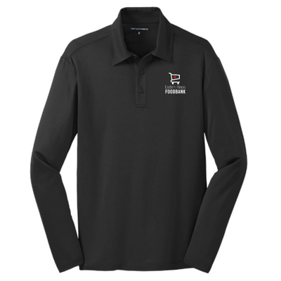 EasternIllinoisFoodbank - Port Authority Silk Touch Performance Long Sleeve Polo v1
